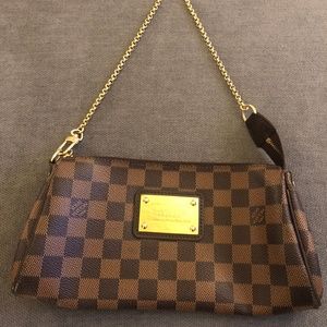 Louis Vuitton Damier Ebene Eva Clutch
